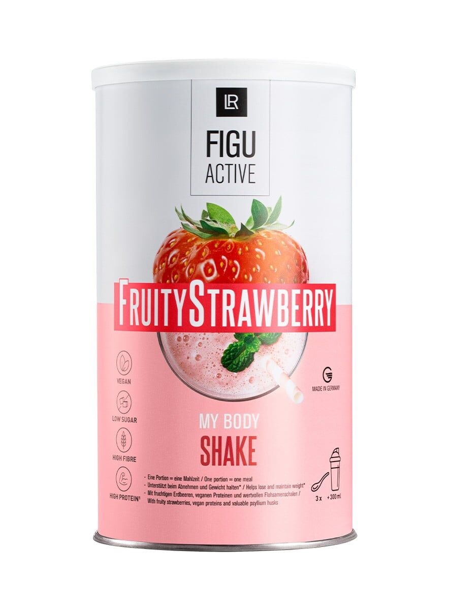 Figuactive jordbær shake