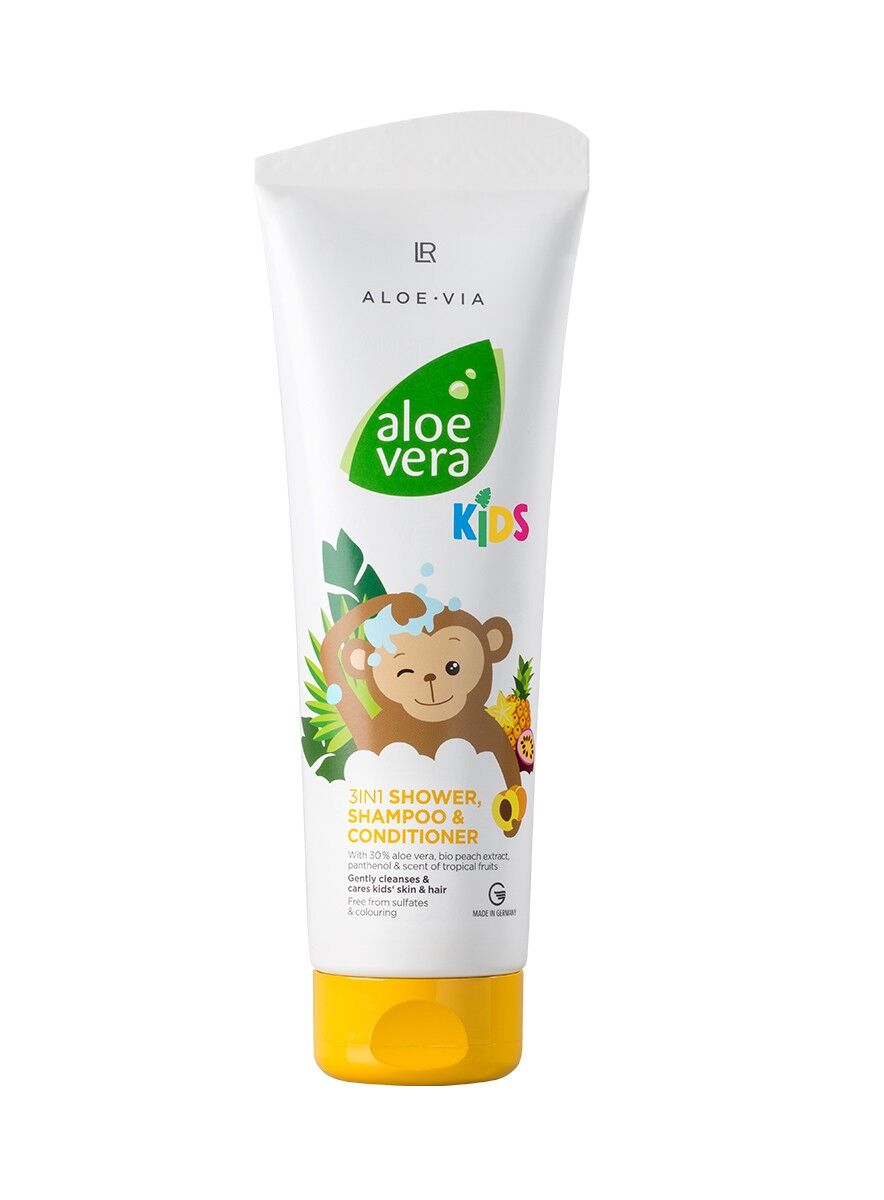 Aloe Vera 3 i en shampoo, balsam og conditioner
